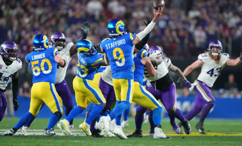 minnesota vikings vs los angeles rams match player stats