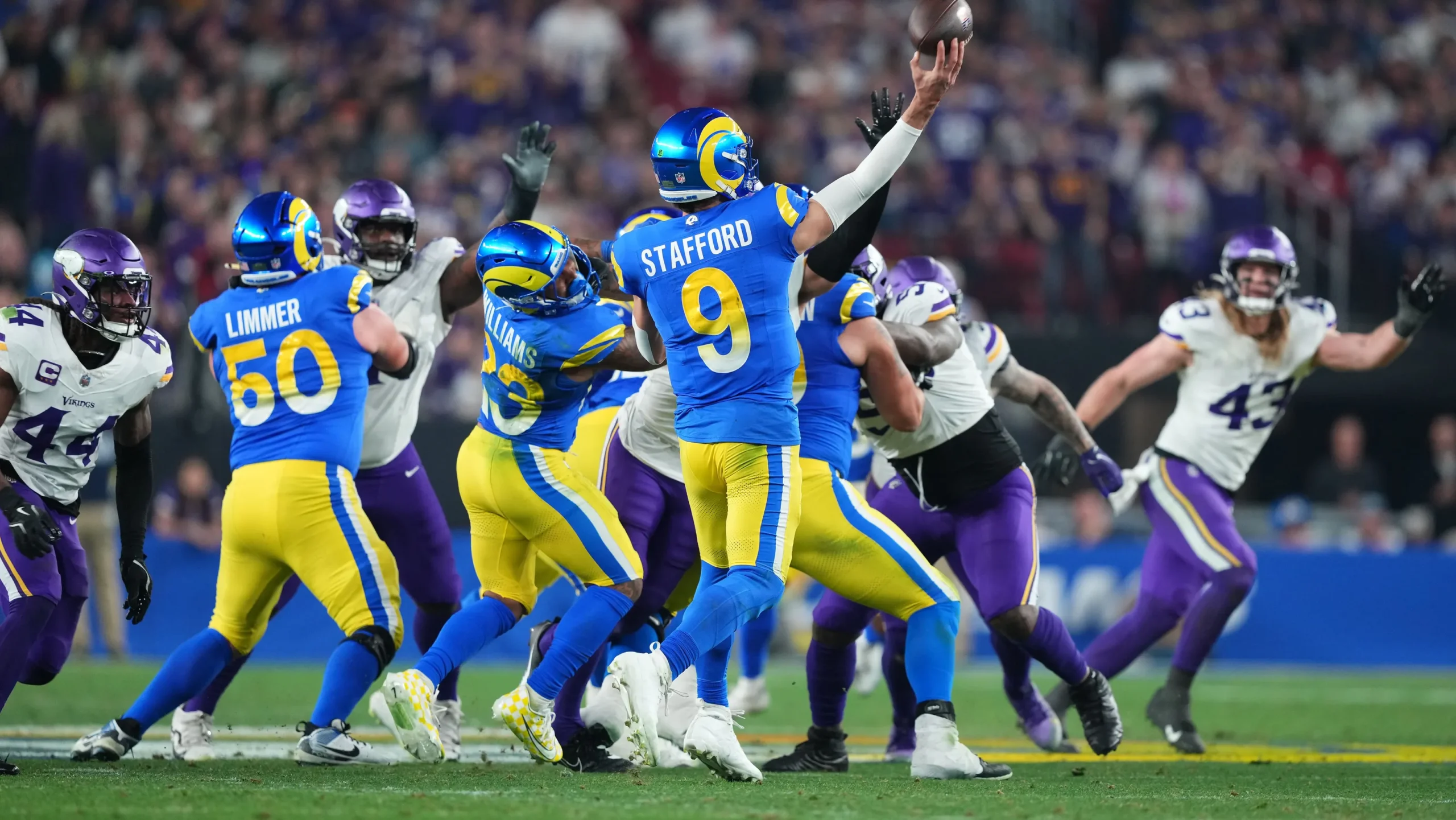minnesota vikings vs los angeles rams match player stats