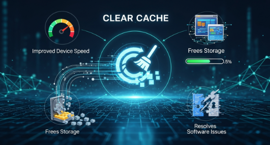 clear cache